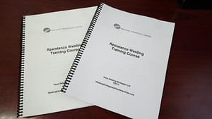 Resistance Welding Training Courses - Training Manuals